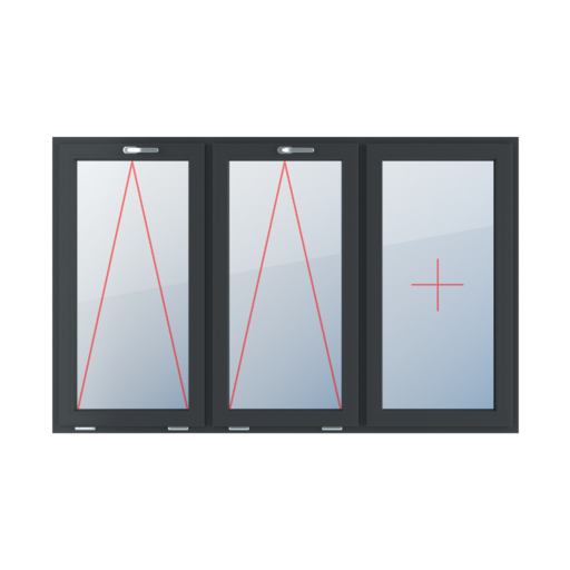 Scharniert mit Griff oben, Festverglasung im Flügel fenster fenstertypen dreifluegelige-fenster symmetrische-horizontale-teilung-33-33-33 scharniert-mit-griff-oben-festverglasung-im-fluegel 