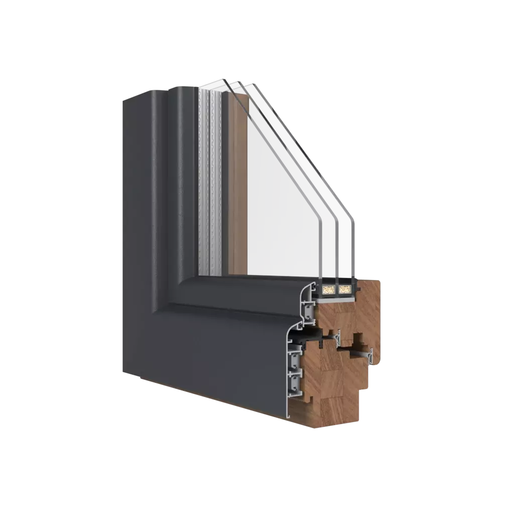 SOFT-LINE-ALU Rounded fenster fensterprofile cdm soft-line-alu