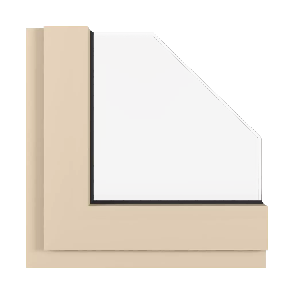 Beige SK fenster fensterfarben aluprof-farben beige-sk interior