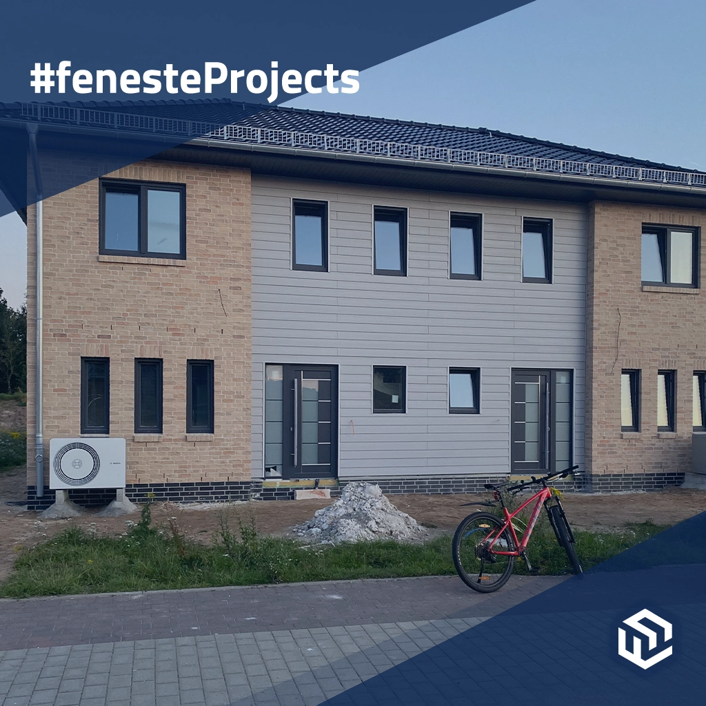 Geräumige Doppelhaushälfte in Deutschland projekte fensterprofile pvc rehau synego 