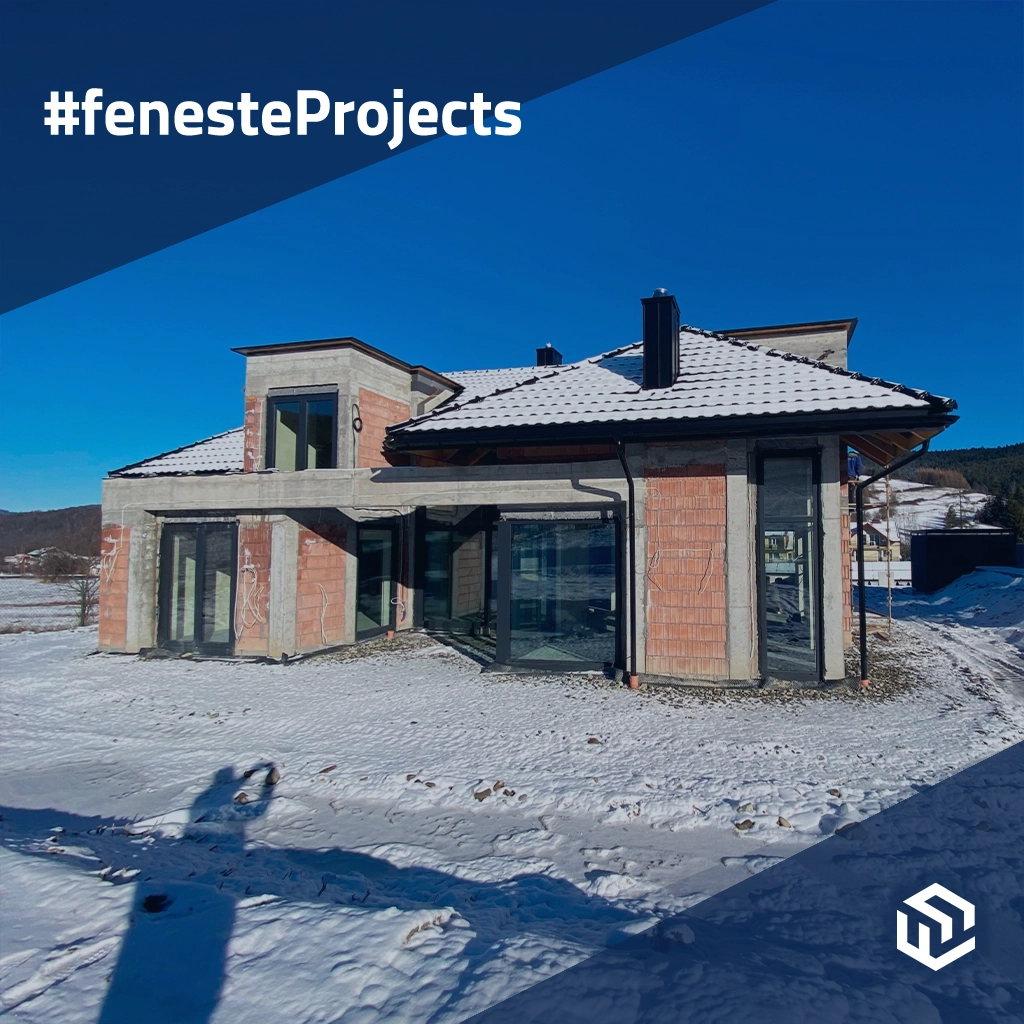 Energieeffizientes Haus mit modernem Design und Garage projekte einstoeckiges-haus-mit-grossen-verglasten-flaechen    