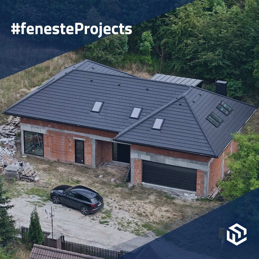 Modernes Haus mit großen HST-Fenstern und geräumiger Terrasse 🎥 projekte fensterprofile pvc aluplast  